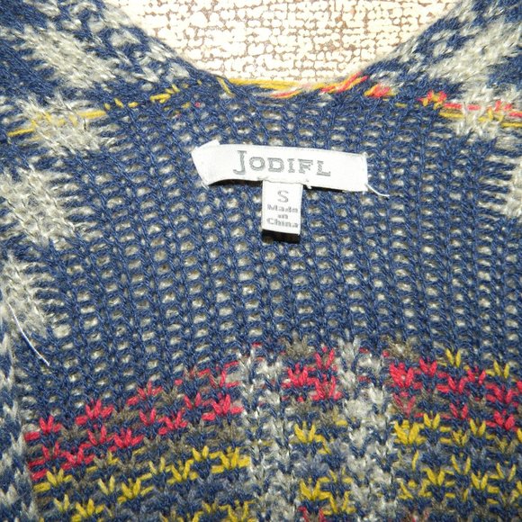 Jodifl Oversized Cardigan Southwest Aztec Boho Sweater Size S (MM-10) - Picture 3 of 5